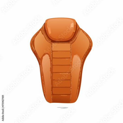 Motorcycle Spare Part Seat Illustration