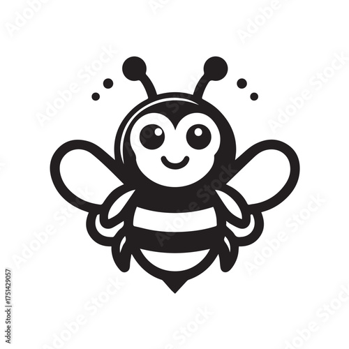 bee logo vector