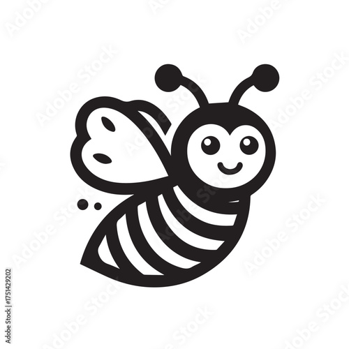 bee logo vector
