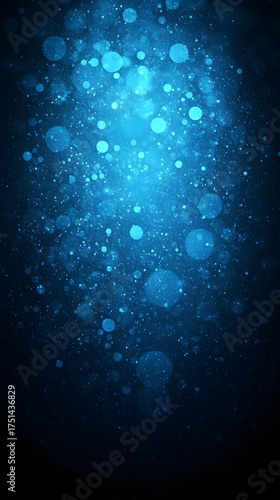 Wallpaper Mural Blue Grainy Gradient Background with Noise and Texture Effects Torontodigital.ca