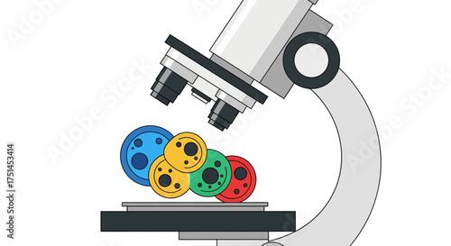 Scientific Exploration Unveiling the Microscopic World with a Microscope and Samples