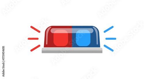 Emergency Siren Icon A Graphic Representation of Warning and Urgent Situations, Alerting Visuals