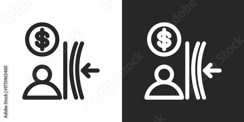 Resilience Icon Set in Black and White Outline Style