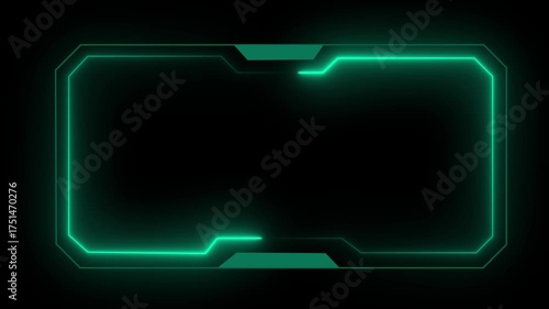 Hud Frame Digital Technology Sci-fi Frame Interface. HUD template. Frame HUD element. Futuristic viewfinder of future. interface data display screen. Artificial intelligent.technology sci fi frame hud