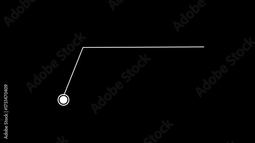 HUD call out elements pack animation on black background. Call Out on black background Simple HUD elements frame lines call-out animation