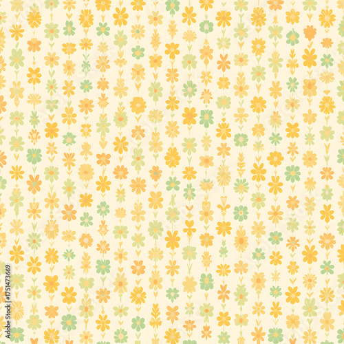 seamless pattern with flowers