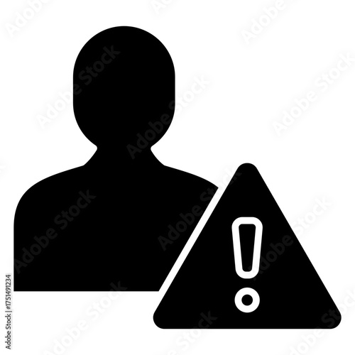 User Profile Glyph Icon