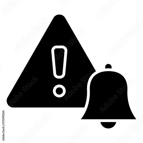 Alert Notification Glyph Icon