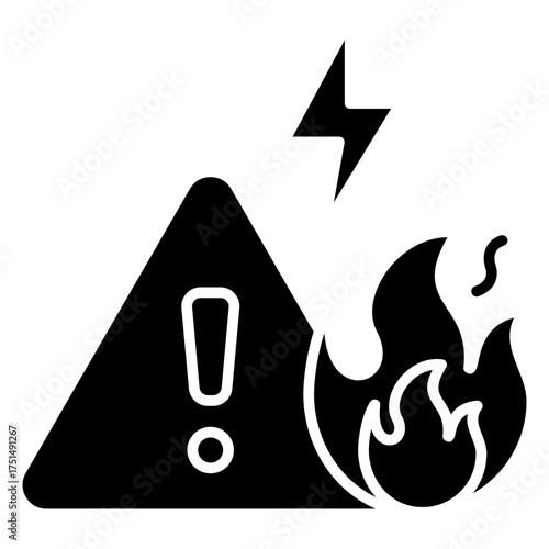 Crisis Glyph Icon