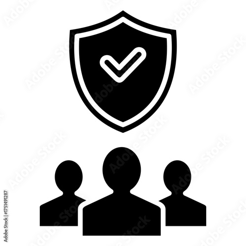 Public Safety Glyph Icon