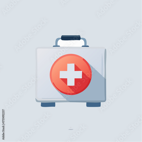 First aid kit icon symbolizing health care safety and medical assistance