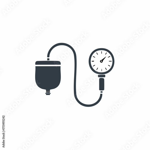 Intravenous fluid and blood pressure meter, healthcare monitoring equipment