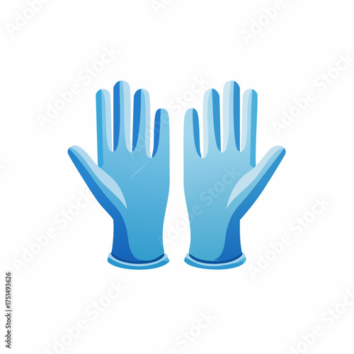 Medical gloves vector art protect hands during hygiene procedures