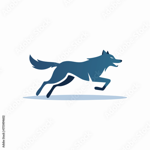 Sleek and modern wolf logo design conveying speed agility and a bold strong appearance