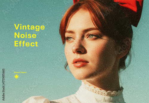 Vintage Film Noise Grain Photo Effect