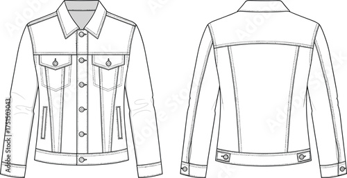 Women sleeveless loose tank top, scoop neck blouse, CAD fashion flat sketch, vector illustration, technical clothing drawing for apparel design template