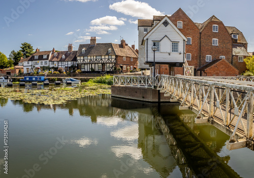 Obraz na plátně Abbey Mill, Tewkesbury, UK, also known as Fletcher’s Mill
