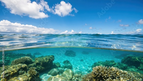 Underwater coral reef exploration tropical ocean nature photography clear waters scenic view marine life conservation