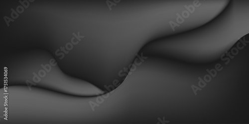 Abstract smooth wave background with a soft gradient from light gray to dark tones. Modern minimalist design perfect for presentations, wallpapers, and digital templates.