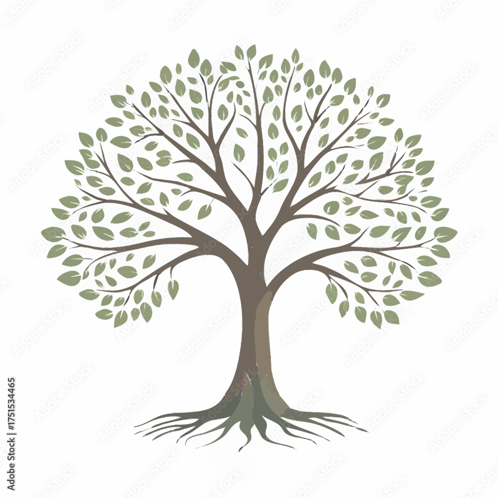 Fototapeta premium vector tree silhouette