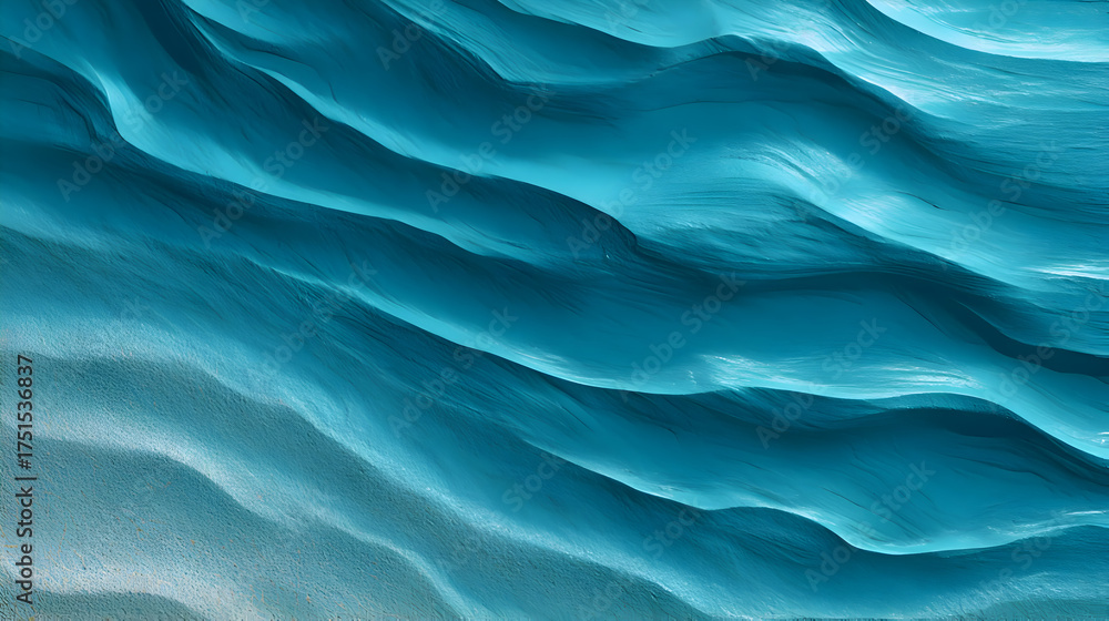 Obraz premium Abstract Blue Water Wave Texture Background