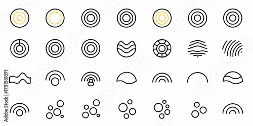 Modern abstract design elements for creative projects, offering versatile shapes and patterns for branding, web design and artistic compositions, simple graphic resource