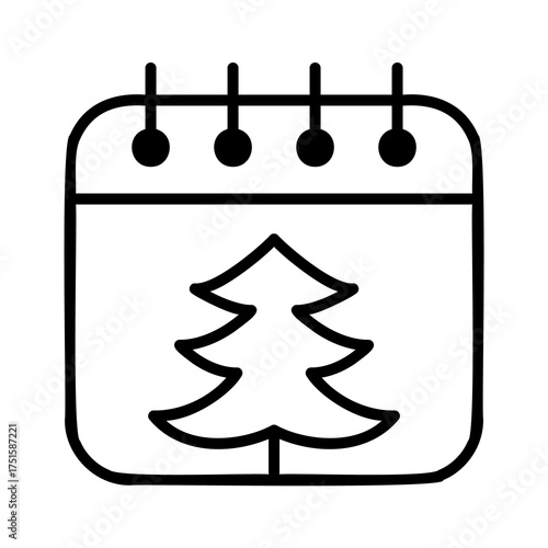 Christmas Calendar Icon