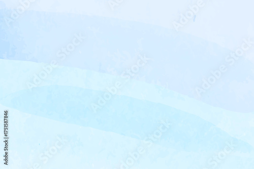 シンプルな水色の水彩風和風抽象背景デザイン

