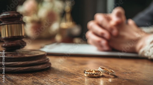 Couple seeks legal advice on marriage law weddings and spousal support Attorney consults on marriage certification