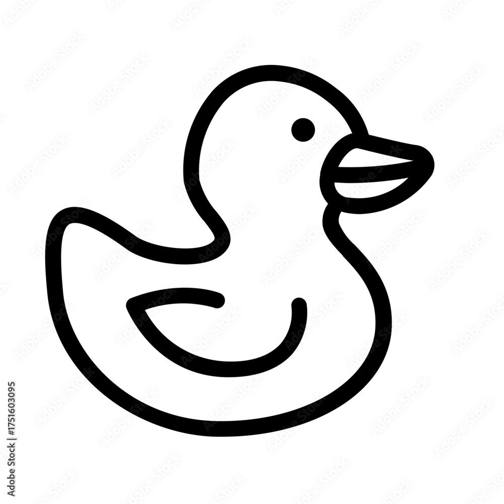 Obraz premium rubber duck vector illustration
