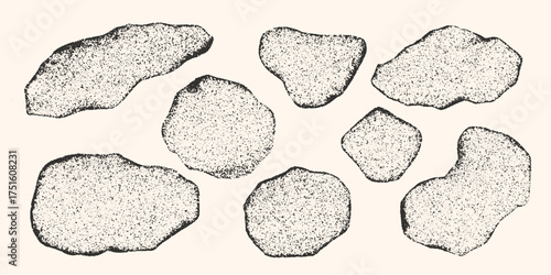 Noisy grainy texture. Gradient distress overlay texture. Rough grunge background. 