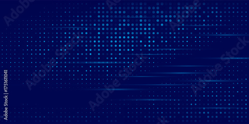 Blue background transparant dot flow modern abstract. Random nice