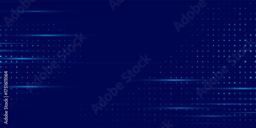 Blue background transparant dot flow modern abstract.