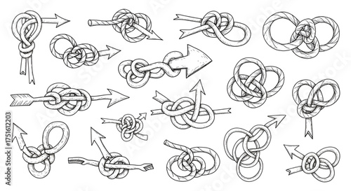 Rope knot guide tutorial how to tie knots different types of knotting knotting techniques knot tying diagram