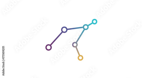 Abstract representation of a network of interconnected nodes with lines connecting them, symbolizing data or connections.