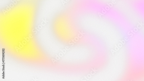 Abstract swirls of yellow and purple isolated on transparent background