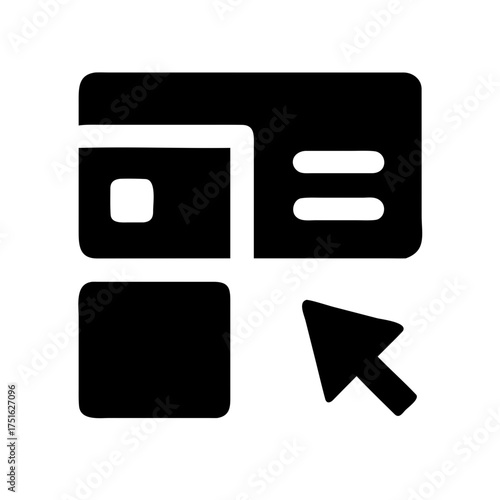 Clicking on a credit card icon to make a payment