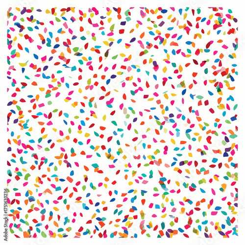 confetti vector set isolated in White background