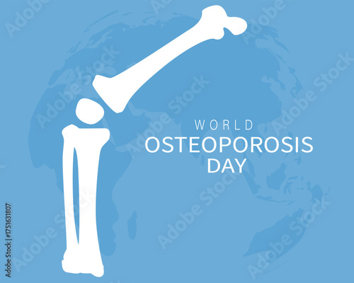 World osteoporosis day vector illustration design