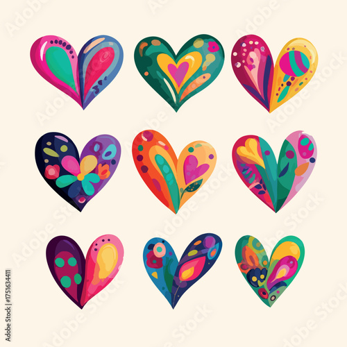 Corazon vector set