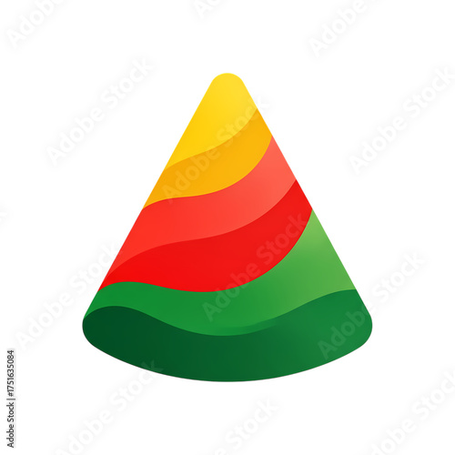 Birthday Celebration Hat Design on transparent background