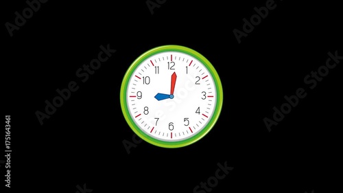 Seamless Alpha Channel Clock Animation