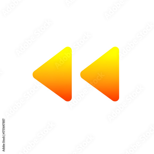 Rewind Control Playback Icon Symbol Graphic on transparent background Free Download Rewind Control Playback Icon Symbol Graphic on transparent background - GFXLoad