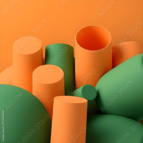 abstract background with pipes
