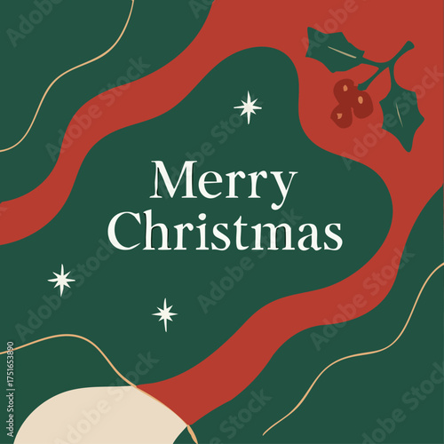 Merry Christmas Holiday Design