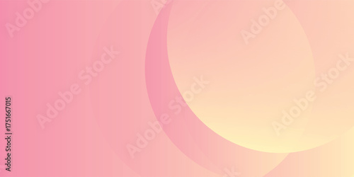 abstract background.modern.minimalist.pink and yellow gradations.circle effect.memphis vector eps10