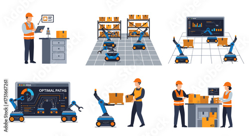 Automated Warehousing Systems Using Robots and Advanced Technology