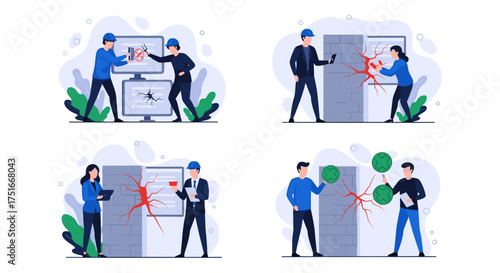 Teamwork for Digital Security and Problem Solving Analysis