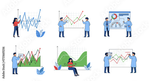 Analyzing Scientific Data Through Graphs and Charts in a Modern Laboratory Setting