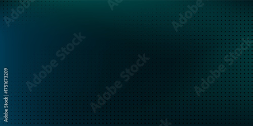 Abstract dot elegant dark blue to light blue and green gradient background illustration, ideal for sophisticated design